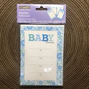 Celebrate It Baby Shower Invitations Baby Boy Blue
